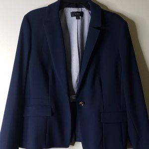JCrew Navy Blue Peplum Blazer, Size 18